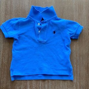 Infant boys cotton pique polo shirt